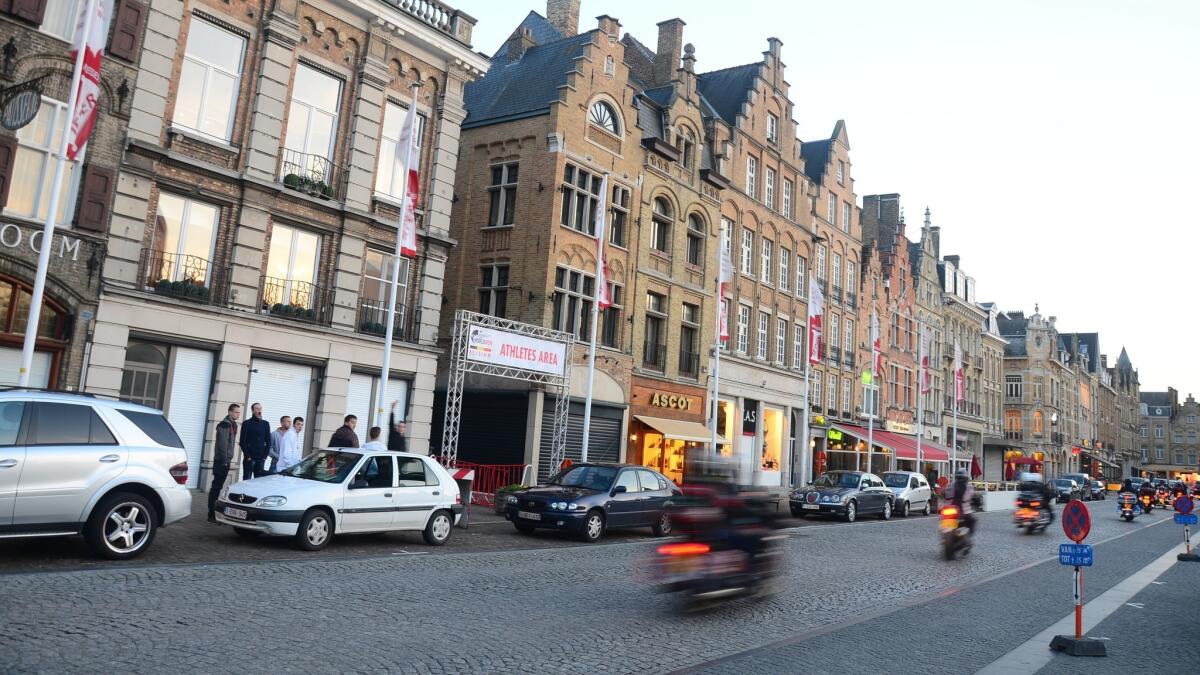 Most of Ypres, Belgium, was leveled in World War I but rebuilt to resemble the original medieval city.