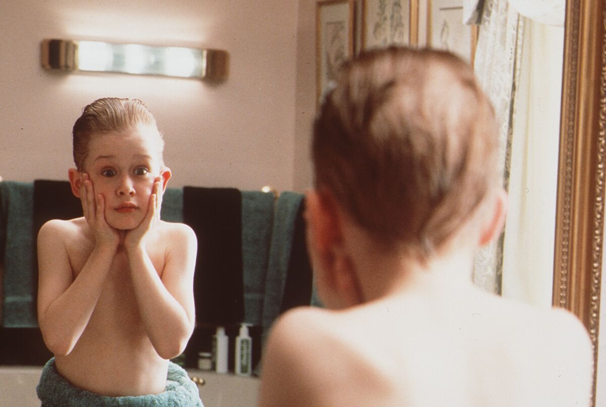 Macaulay Culkin en "Home Alone."