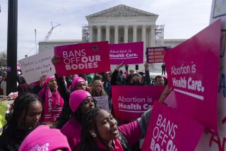 Abortion-rights activists rally outside the Supreme Court, Tuesday, March 26, 2024, in Washington. The Supreme Court is hearing arguments in its first abortion case since conservative justices overturned the constitutional right to an abortion two years ago. At stake in Tuesday's arguments is the ease of access to a medication used last year in nearly two-thirds of U.S. abortions. (AP Photo/Jose Luis Magana)