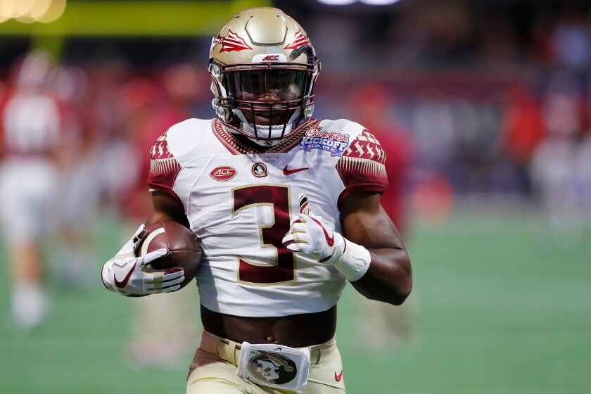 Florida State running back Cam Akers was drafted by the Rams in the second round.