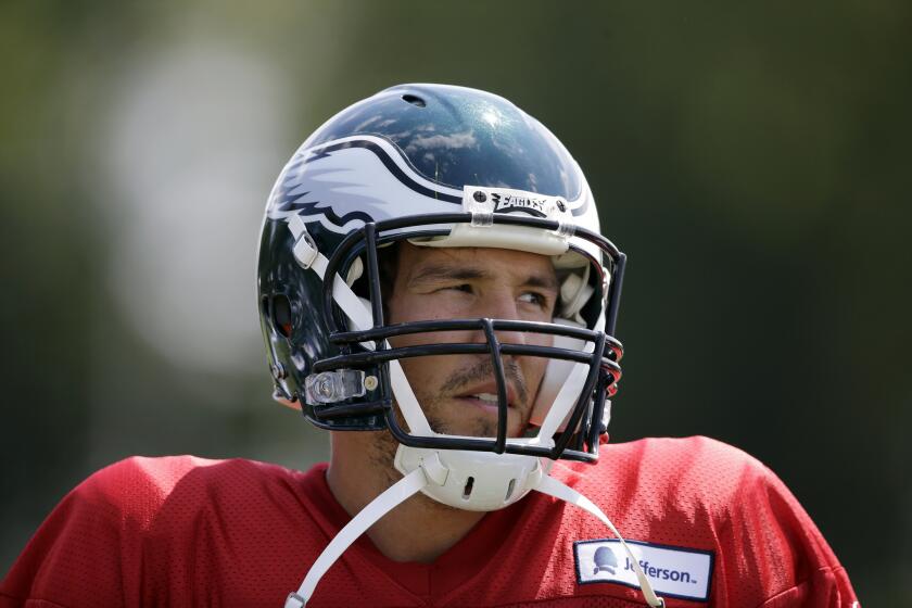 Sam Bradford is supposed to be the Philadelphia Eagles' starting quarterback, but he's been benched for the team's first preseason game against the Indianapolis Colts on Sunday.