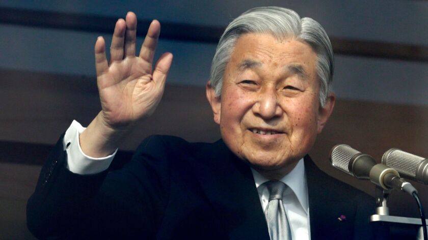 Emperor Akihito Credited With Bringing Japan S Monarchy Closer To The People Prepares To Step Down Los Angeles Times