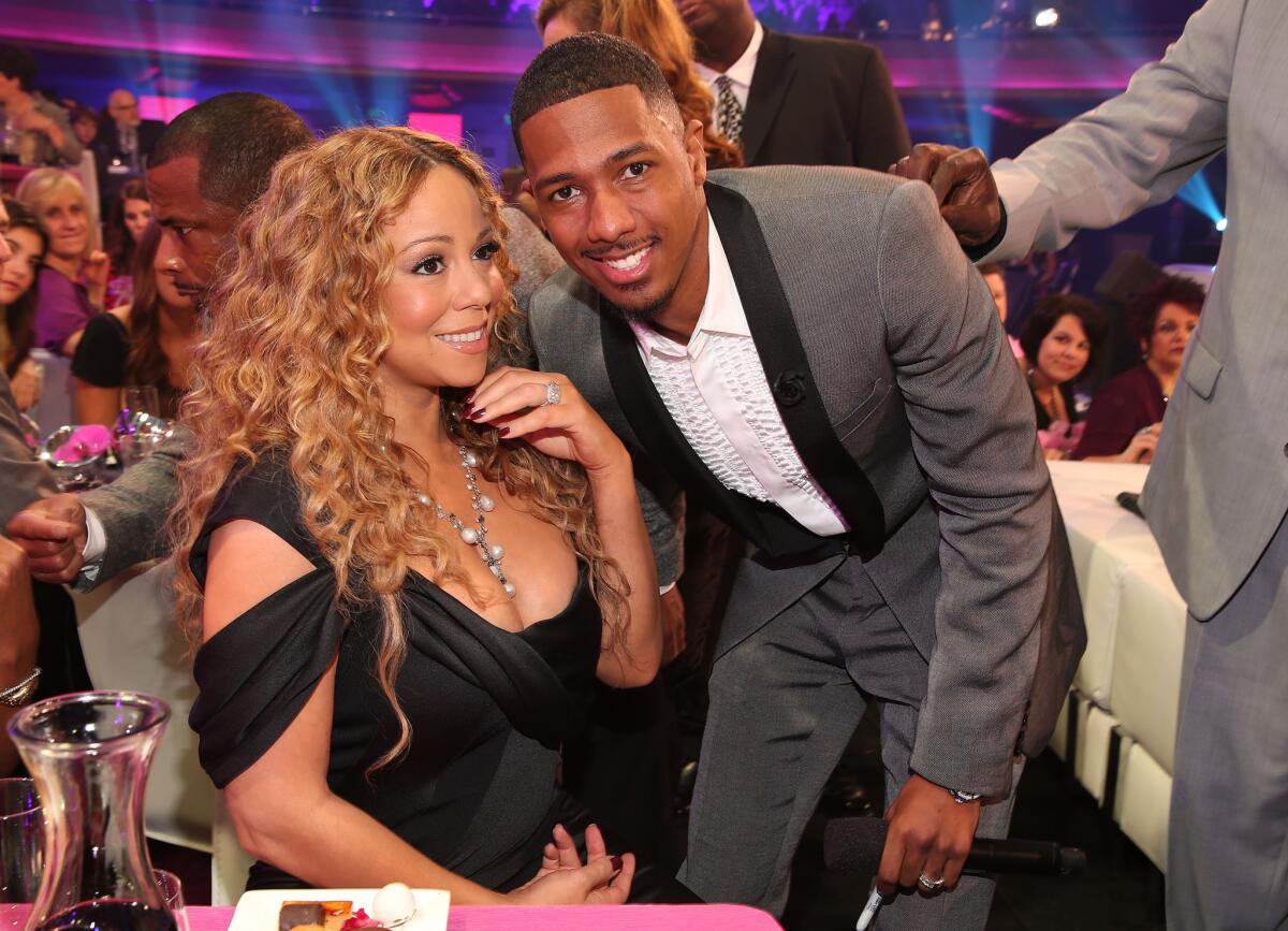 Mariah Carey and Nick Cannon still keep things friendly despite split. The former couple is photographed here in November 2012.