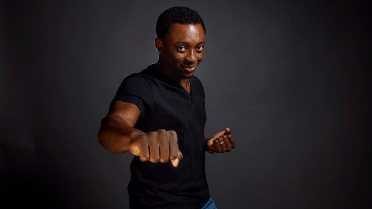 Actor Bambadjan Bamba is also a filmmaker.