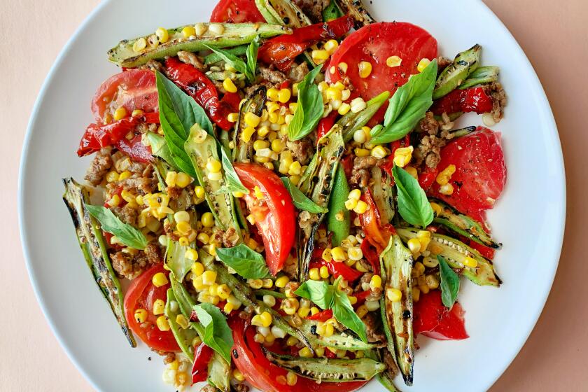 Okra and corn salad recipe by Ben Mims.