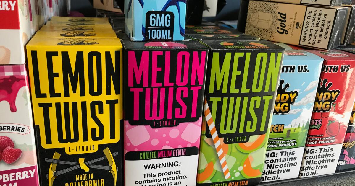 Softer Trump vaping ban replaces strict ban on all flavors - Los Angeles Times Softer Trump vaping ban replaces strict ban on all flavors - Los Angeles Times