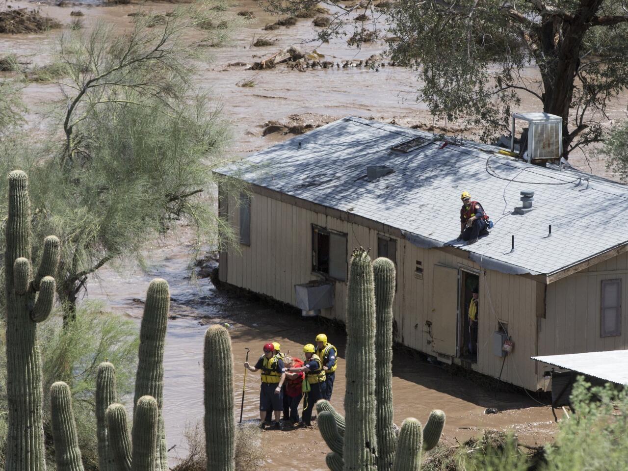 Flood rescue in Arizona