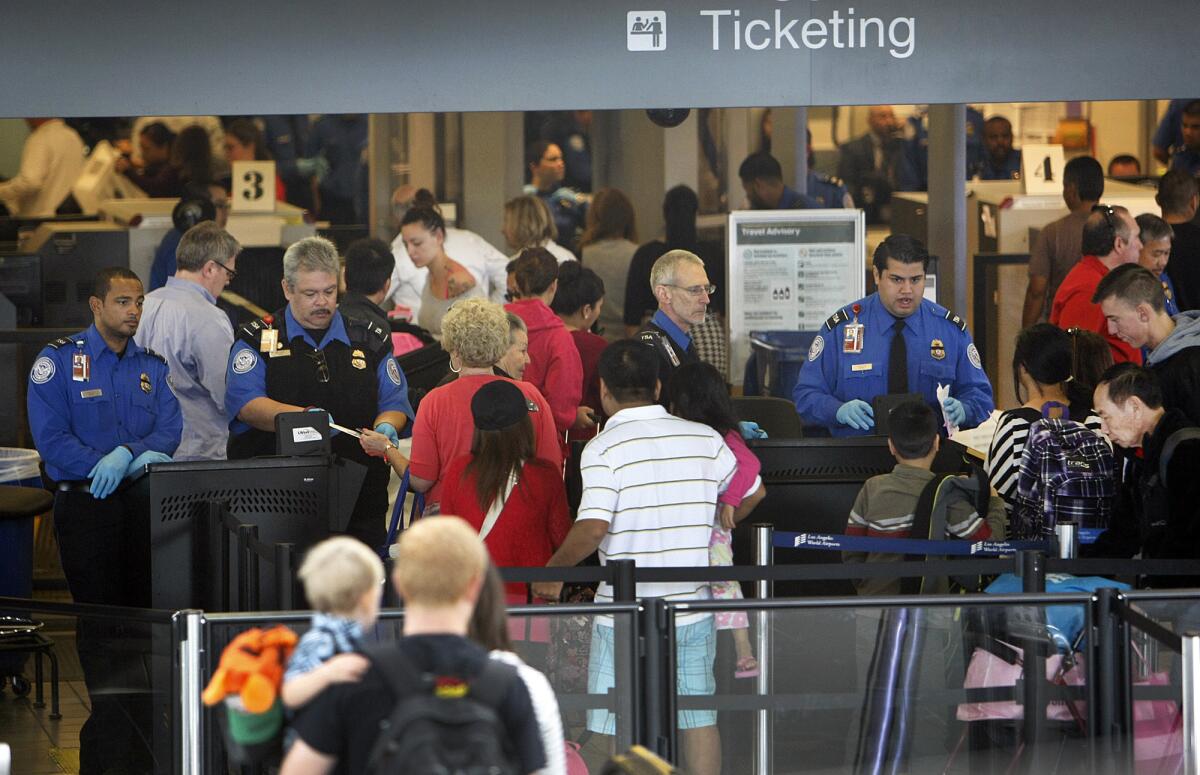 TSA's PreCheck program will open an application center at LAX's Terminal 5 on Thursday. The program allows fliers to use expedited screening lines.