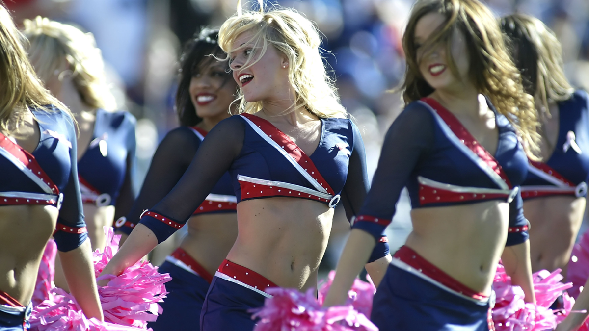 A judge in New York ruled this week that a wage lawsuit against the NFL's Buffalo Bills can continue, despite the team's claim that the cheerleaders are not its employees. Here, in a file photo, members of the Jills squad perform in 2012.