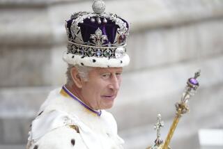 The King leaves Westminster Abbey after the Coronation of King Charles III in London, Saturday, May 6 2023. King Charles III and Queen Camilla, members of the Royal family and VIP's gathered at Westminster Abbey for the Coronation service. (Dan Charity/pool photo via AP)