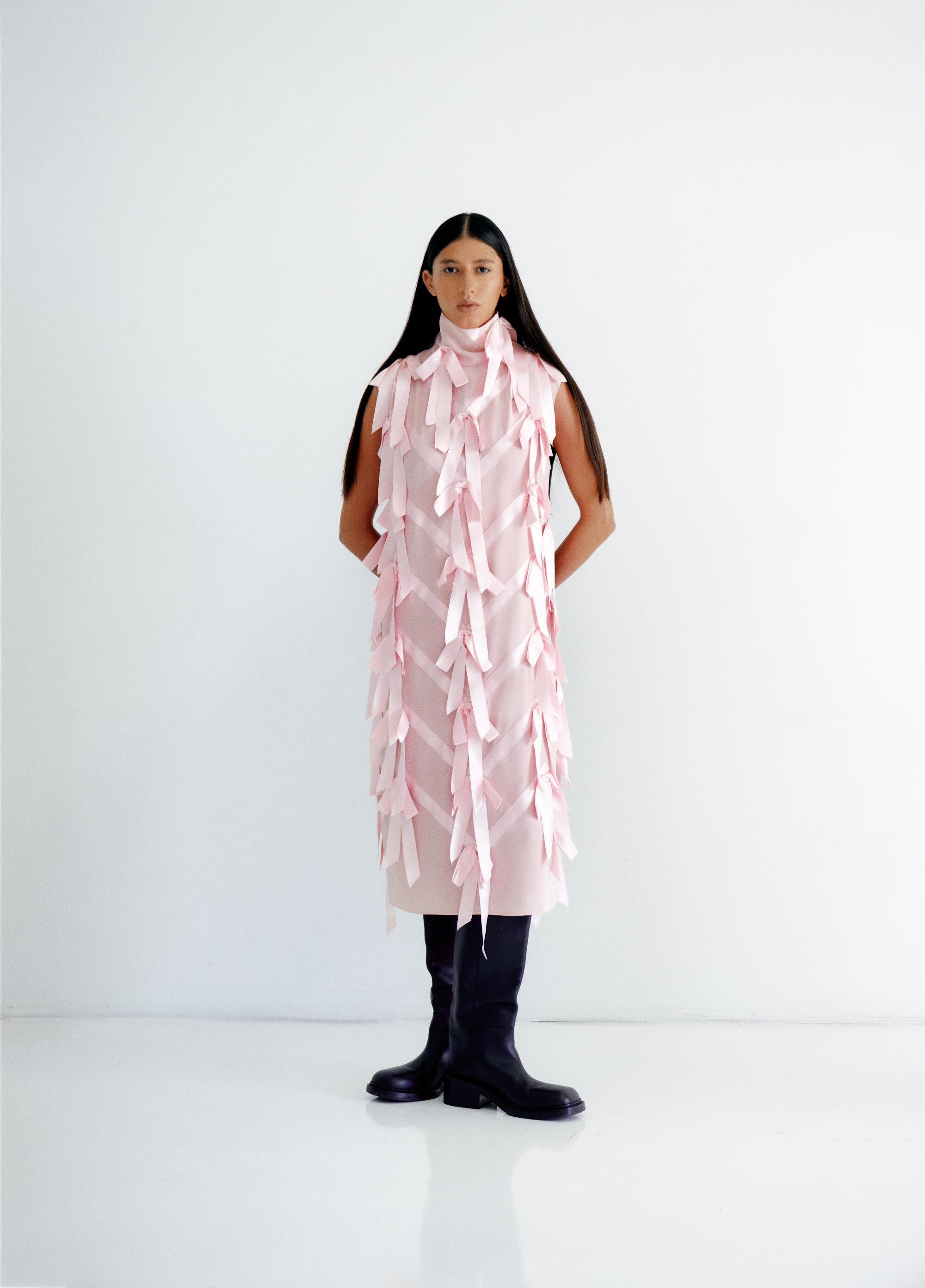 A Prada dress and the rising trend of ribbons in fashion - Los Angeles Times A Prada dress and the rising trend of ribbons in fashion - Los Angeles Times