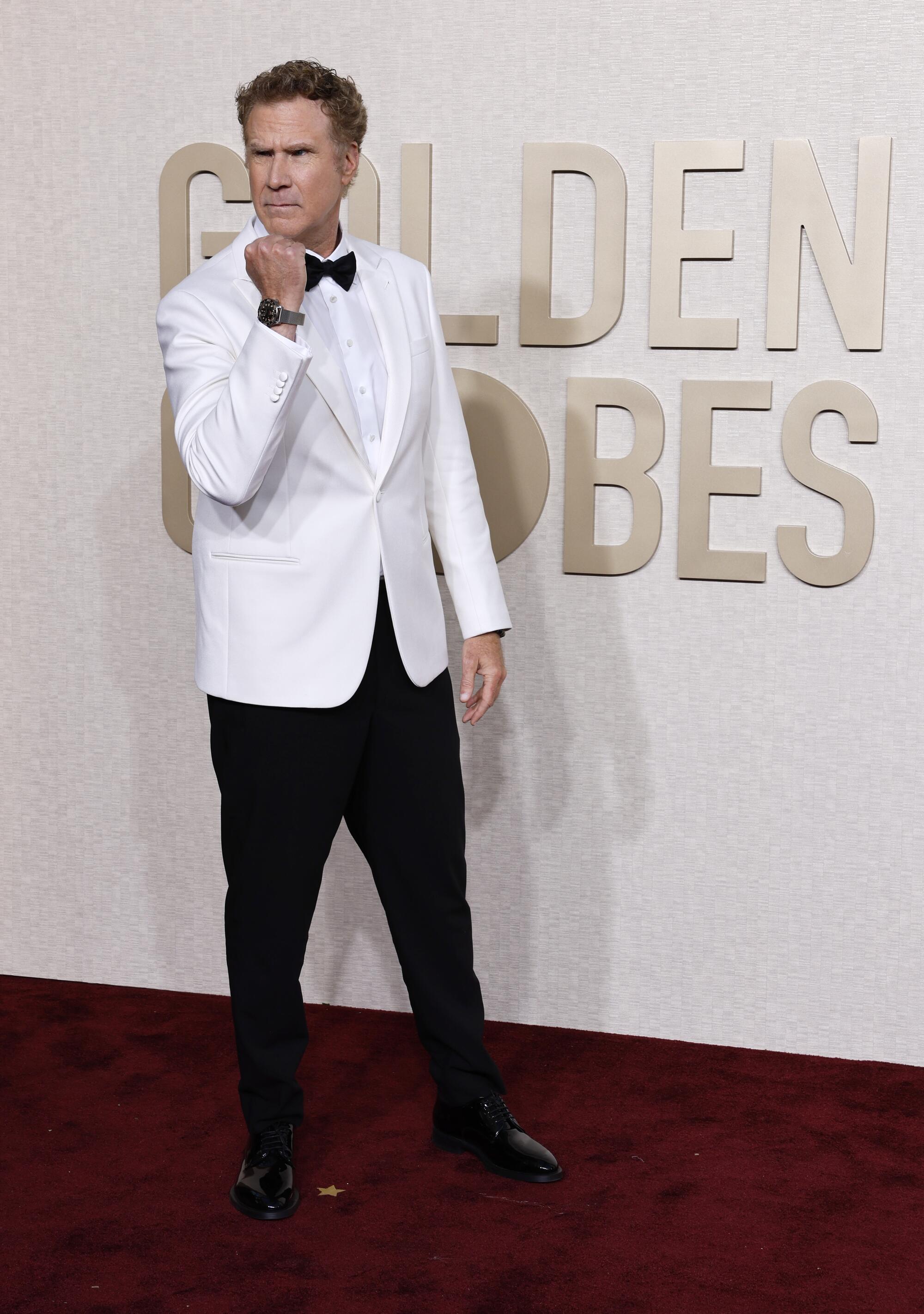 Will Ferrell on the red carpet of the 81st Annual Golden Globe Awards held at the Beverly Hilton Hotel on January 7, 2024.