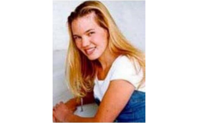 FILE - This undated photo released by the FBI shows Kristin Smart, the California Polytechnic State University, San Luis Obispo student who disappeared in 1996. The San Luis Obispo County sheriff plans a major announcement Tuesday, April 13, 2021, in the nearly 25-year mystery of the disappearance of Smart. (FBI via AP, File)
