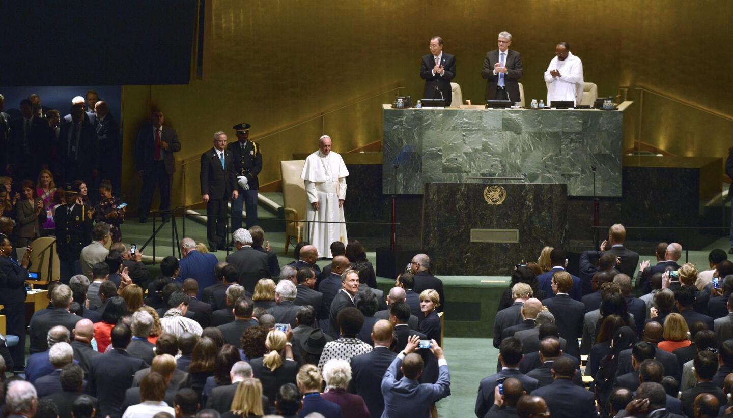 Pope Francis at United Nations