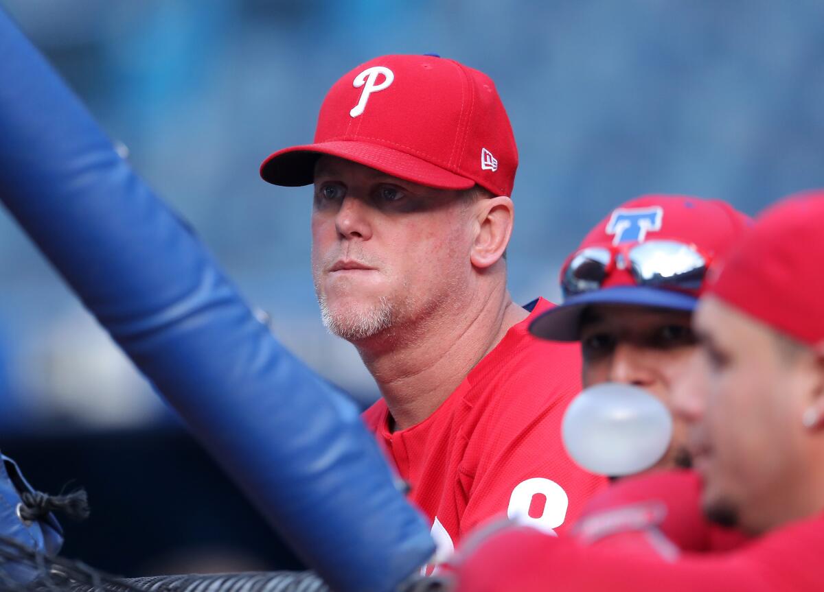 Philadelphia Phillies hitting coach John Mallee was fired in August but was praised by Joe Maddon, now the Angels' manager.