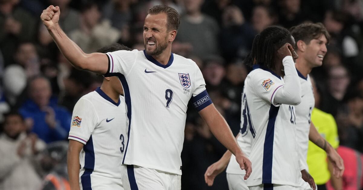 Harry Kane scores 2 goals in his 100th England cap as Germany and Holland draw