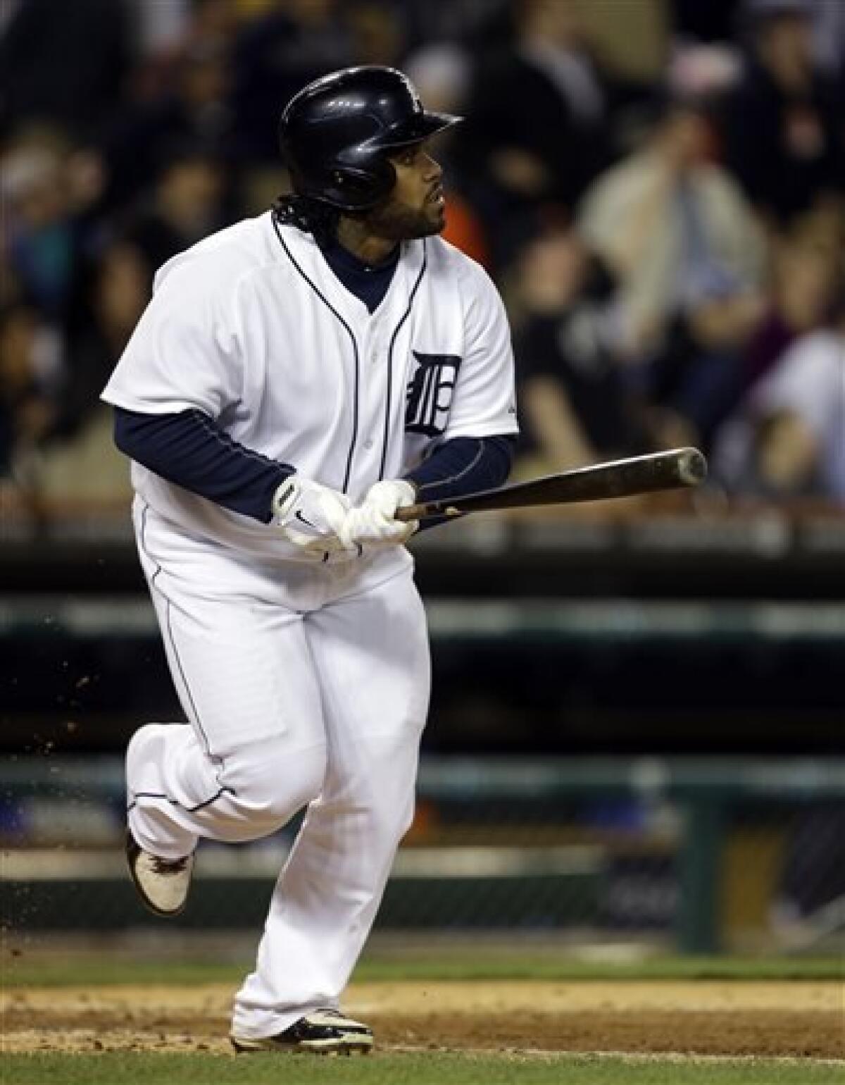 Detroit Tigers Prince Fielder in a game against the Minnesota