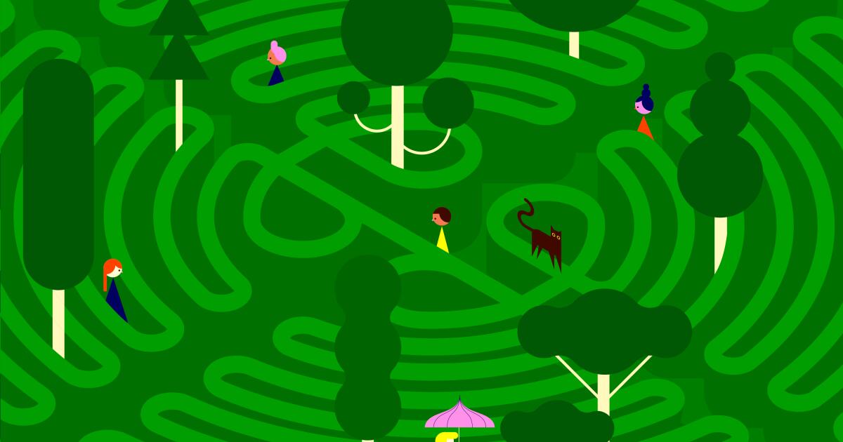 Você se perde nos labirintos. Encontre paz nestes laboratórios Você se perde nos labirintos. Encontre paz nestes laboratórios