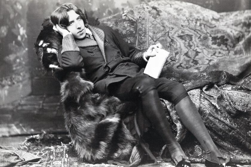 Portrait of poet and novelist, Oscar Wilde