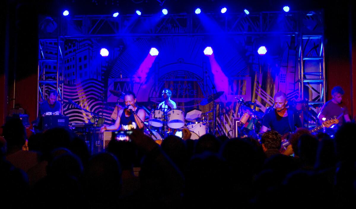 Atoms For Peace performs in L.A. prior to launching a world tour in Paris.