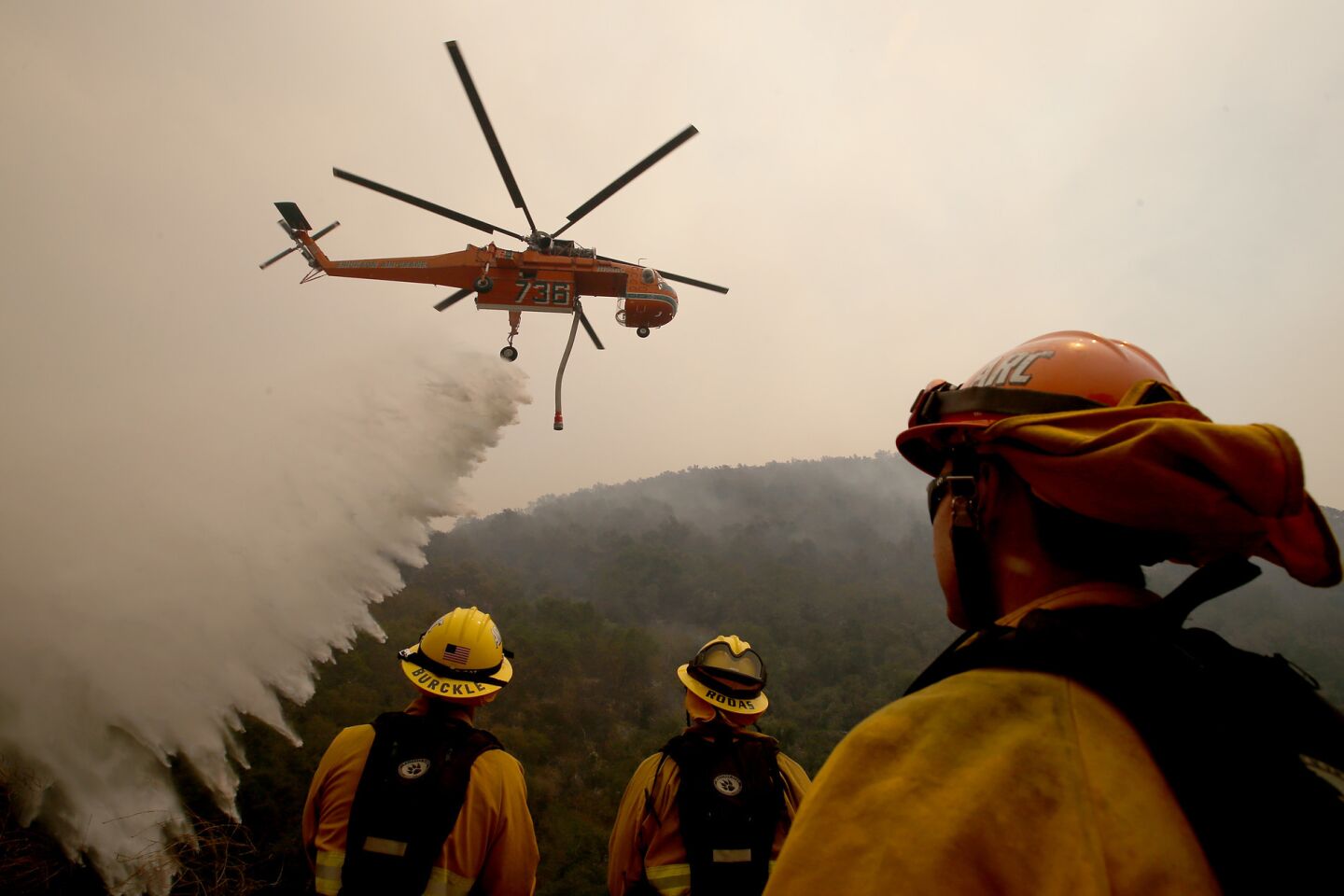 Wildfires across California