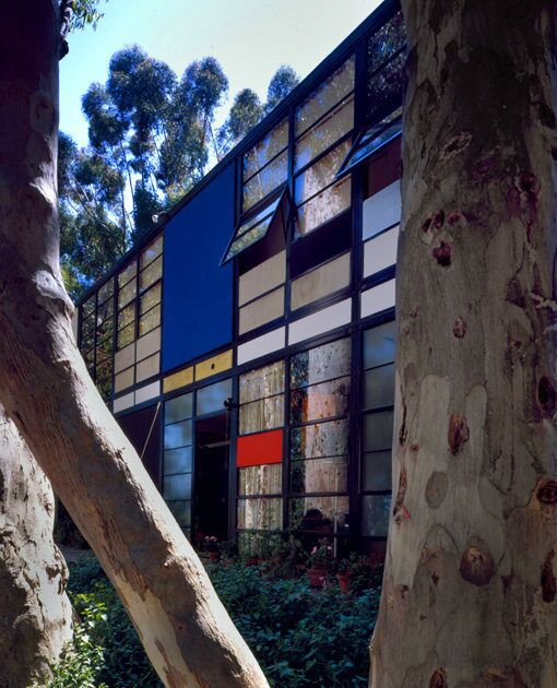 The Eames House in Pacific Palisades stands as an epitome of Midcentury California design, an expression of modernity and optimism that many still emulate today. Said Bill Stern, founder of the California Museum of Design: "The Eames House eschewed traditional materials like bricks and sticks, and used glass and steel in fresh ways to create a new understanding of how people can live."