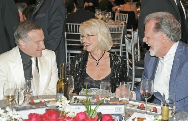 Robin Williams, Helen Mirren and Taylor Hackford