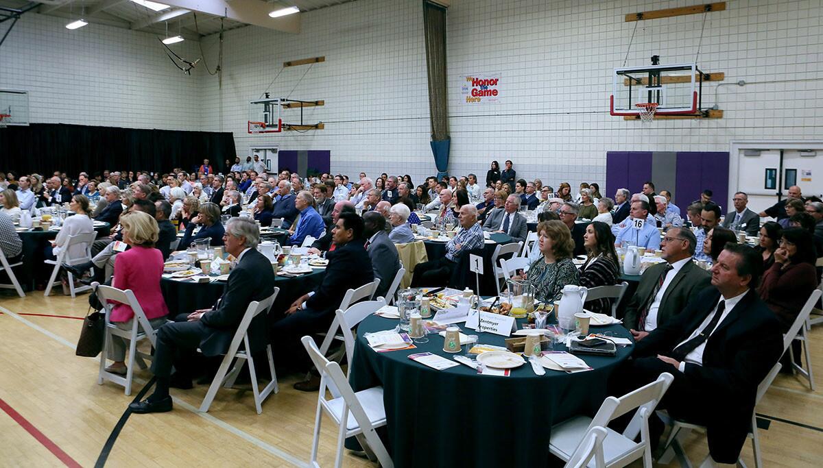 Photo Gallery: JPL's Gallagher gives spirited, spiritual talk at YMCA of the Foothills Prayer Breakfast