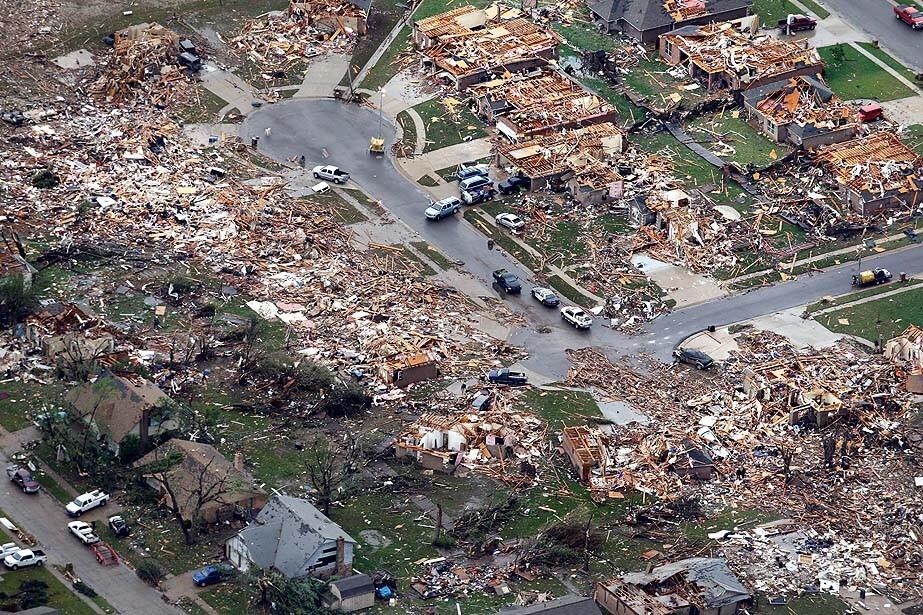 Tornado destruction