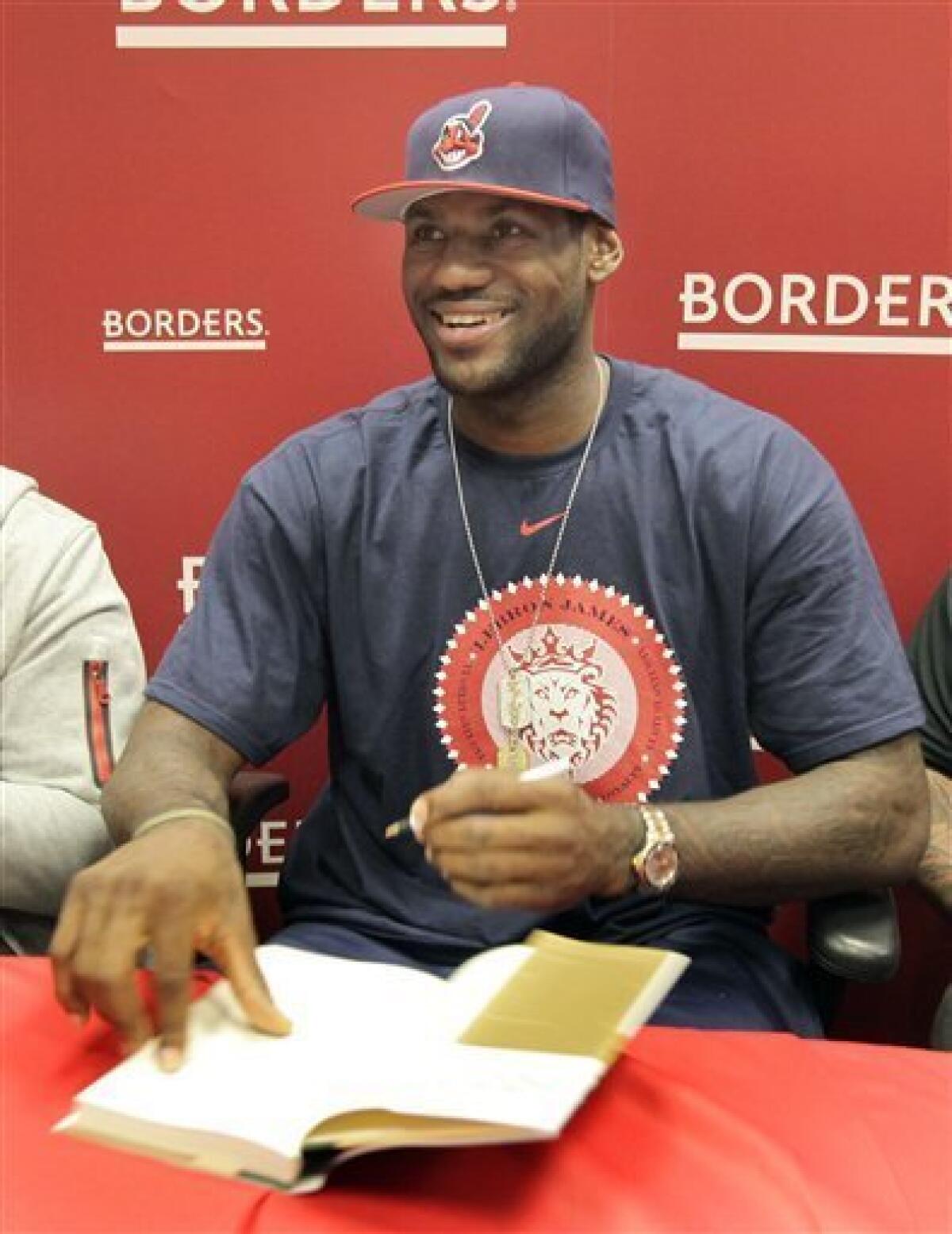 red lebron james sign in