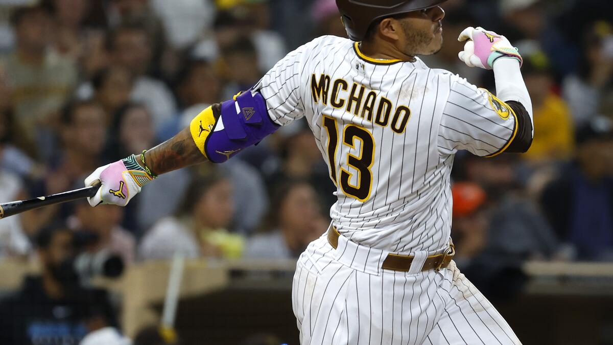 Youth Manny Machado San Diego Padres Replica White Home