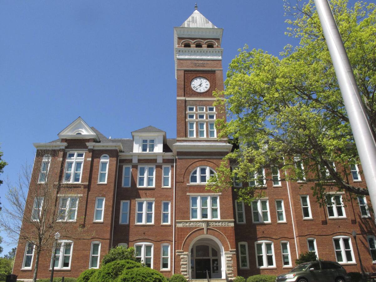Tillman Hall on the campus of Clemson