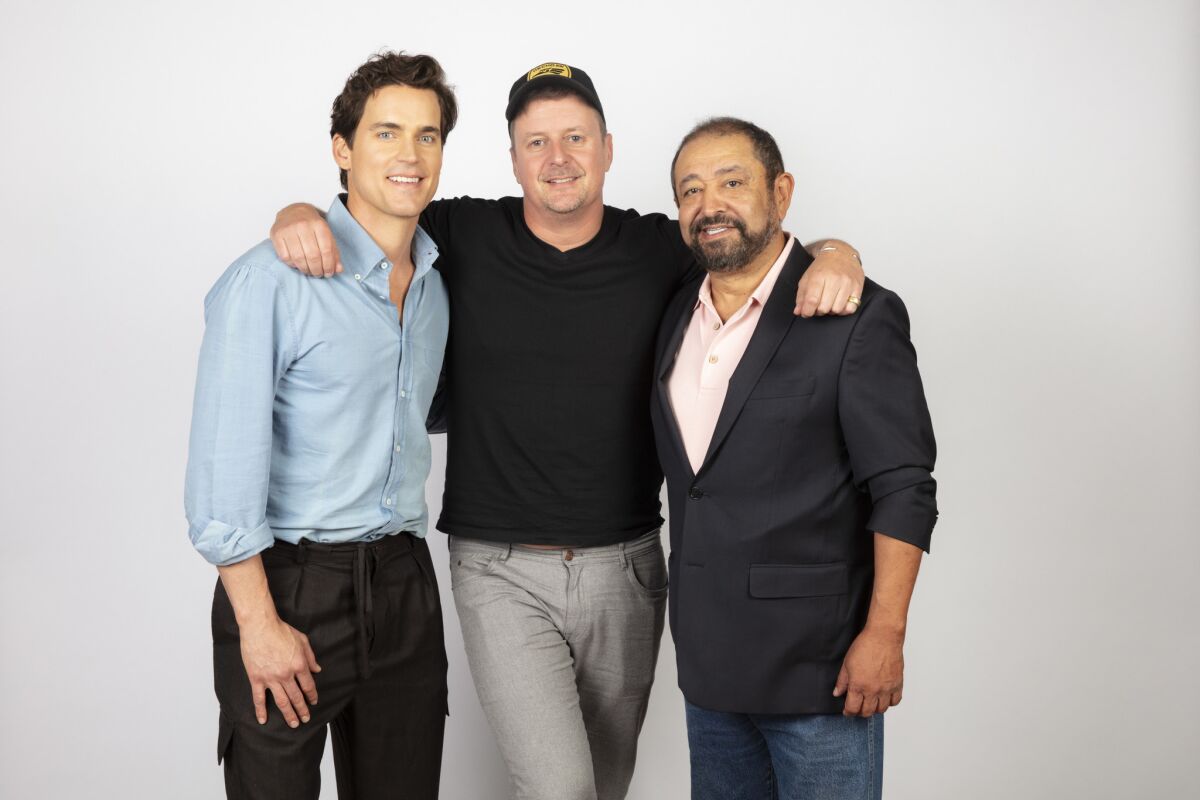 Actor Matt Bomer, director John Butler, and actor Alejandro Patinõ from the film "Papi Chulo."