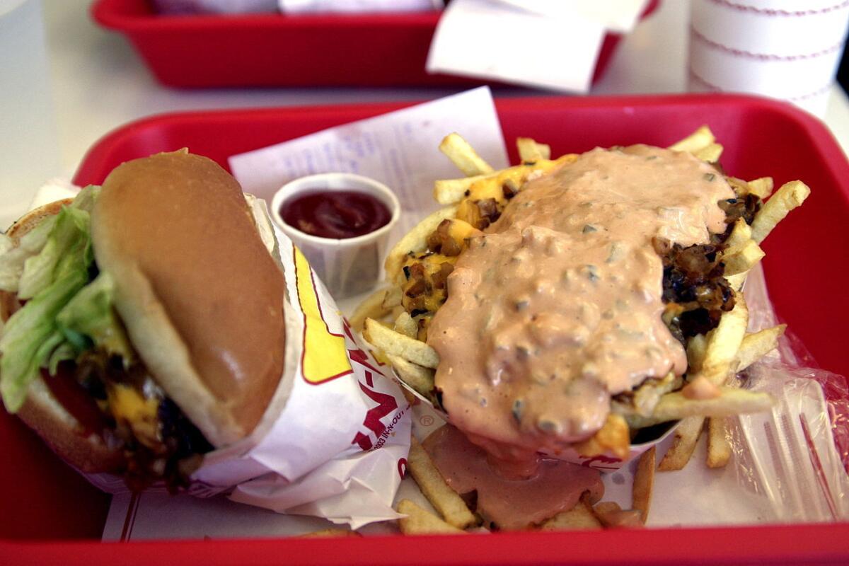 Animal Style fries at In-N-Out