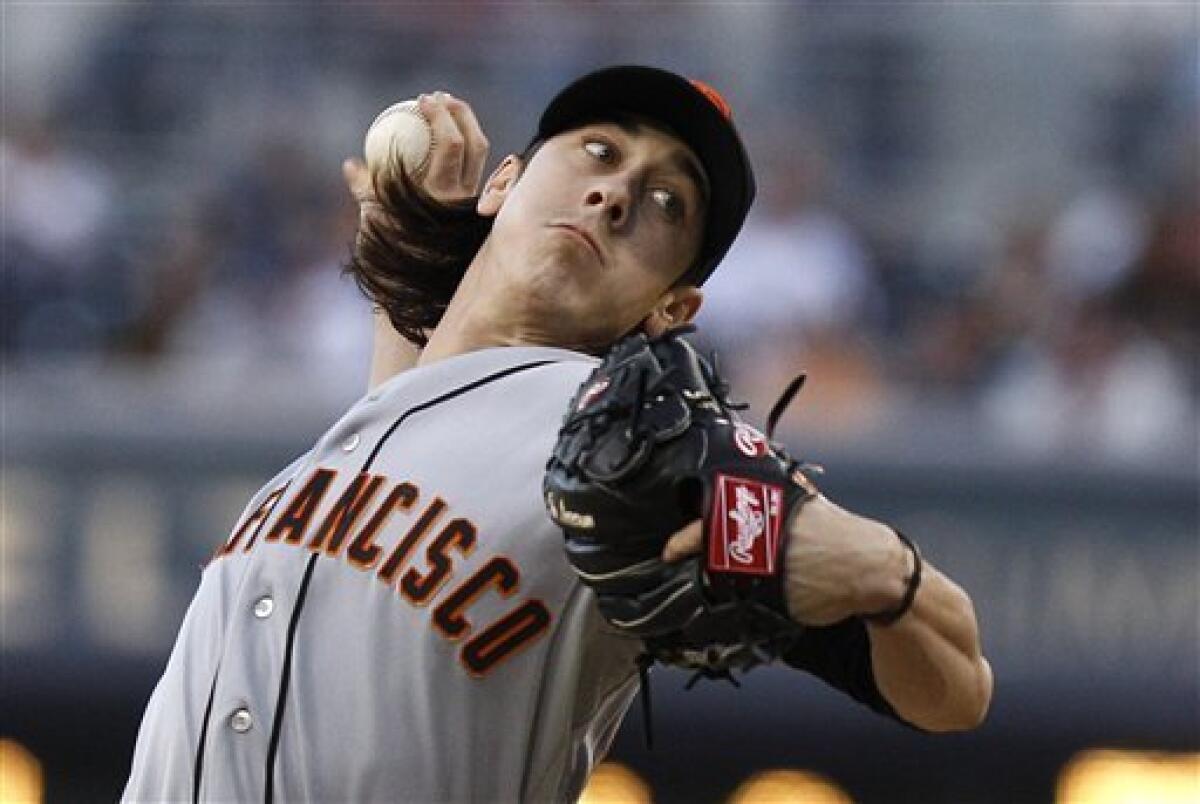 Lincecum gets no-decision in 6-5 Giants loss - The San Diego Union-Tribune