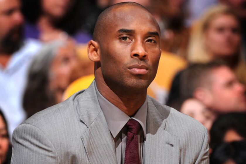 Injured Lakers star Kobe Bryant has been absent from the team's bench in recent weeks.