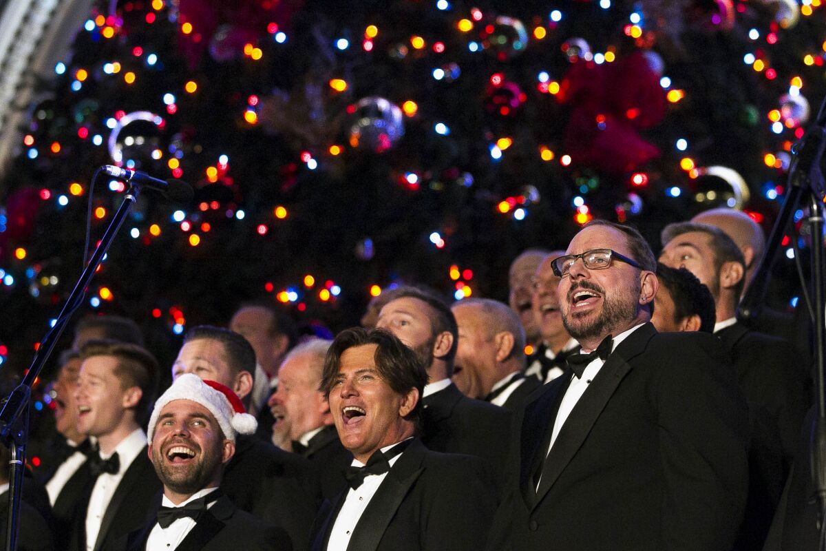 A 2017 holiday performance by The San Diego Gay Men's Chorus.