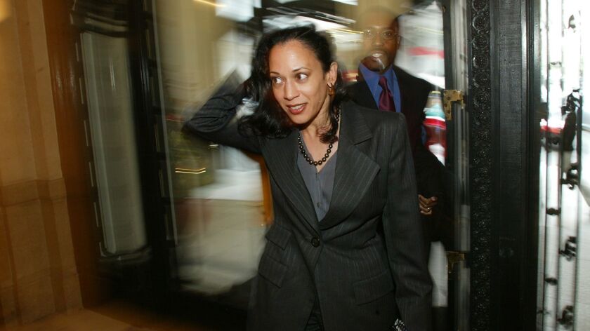 Sen. Kamala Harris, pictured in 2003.