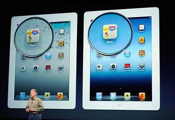 The new iPad -- retina display