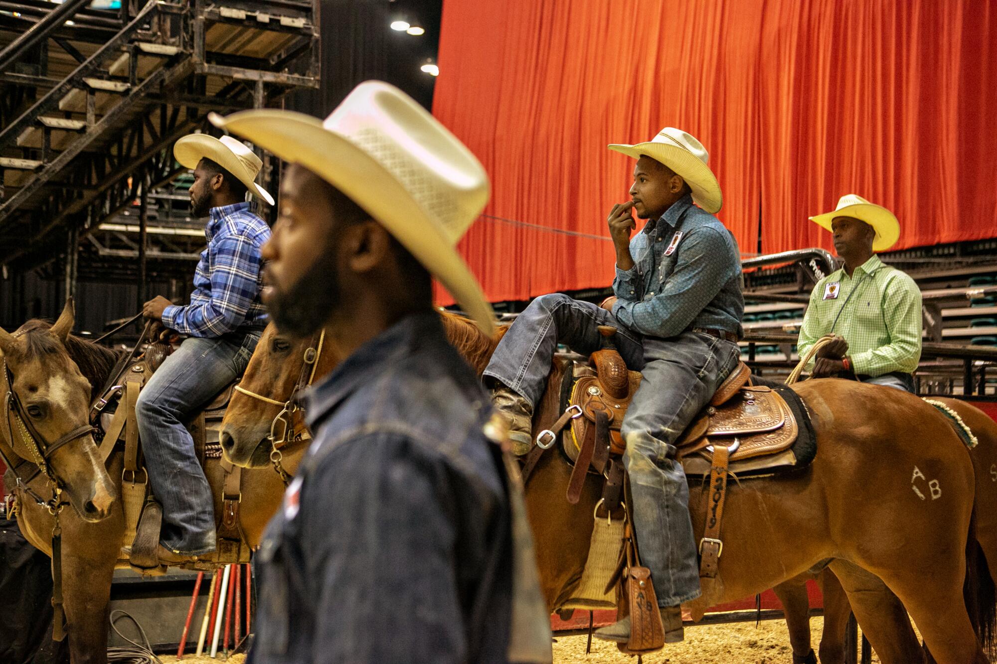 Cowboys watch and wait their turns 