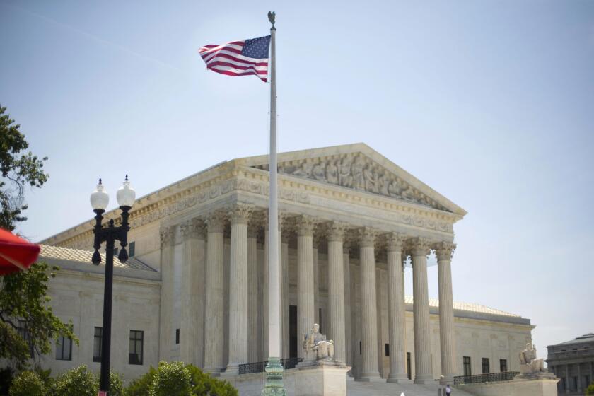 The Supreme Court building in Washington.