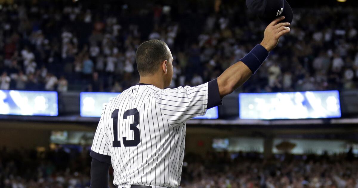 Alex Rodriguez doubles, plays 3rd in New York Yankees' finale