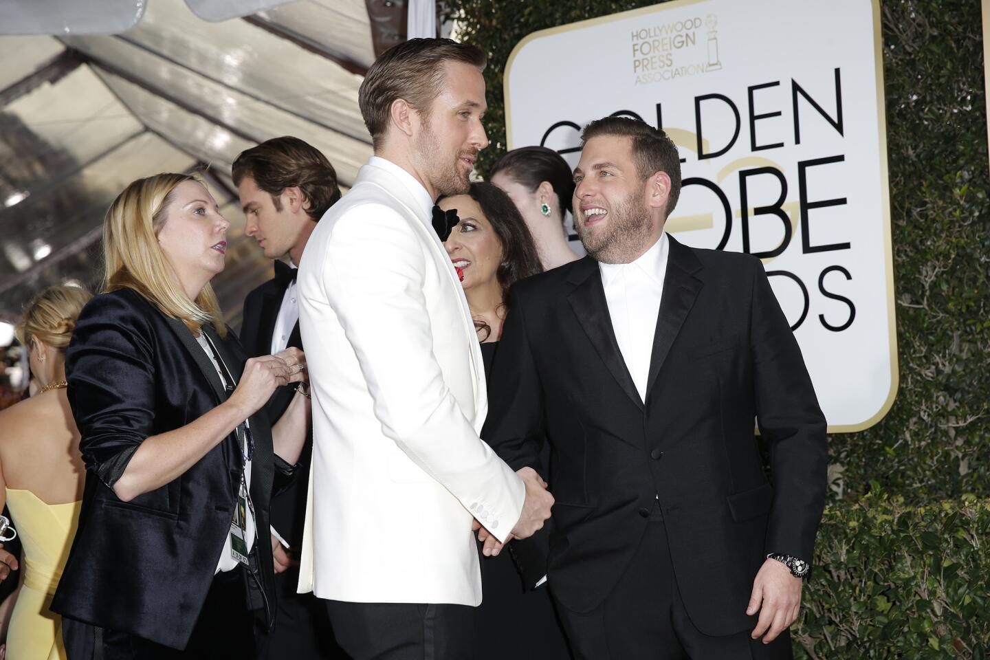 Golden Globe arrivals