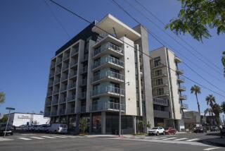 San Diego, California - September 12: A new 94-unit apartment building in North Park on Tuesday, Sept. 12, 2023 in San Diego, California. The seven-story building called Casa Verde features mostly studio apartments but also offers one bedroom units. (Ana Ramirez / The San Diego Union-Tribune)
