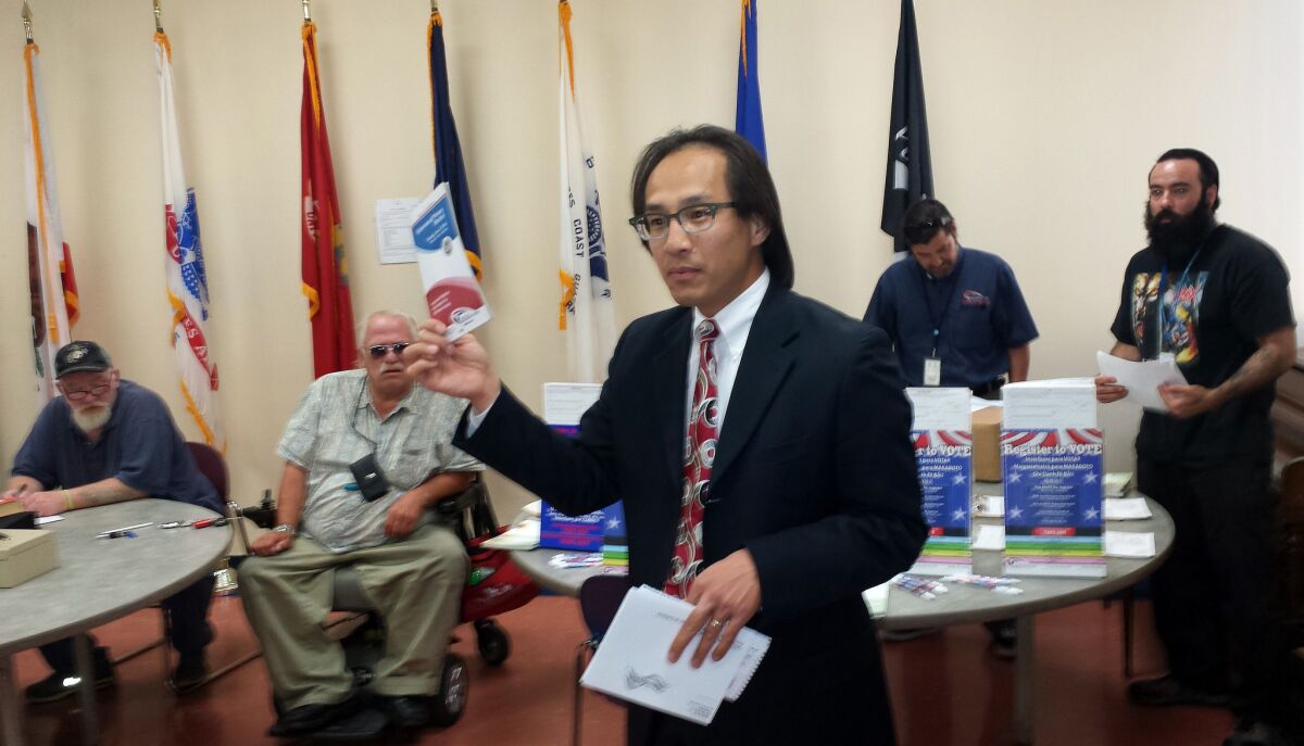 San Diego County Registrar of Voters Michael Vu.