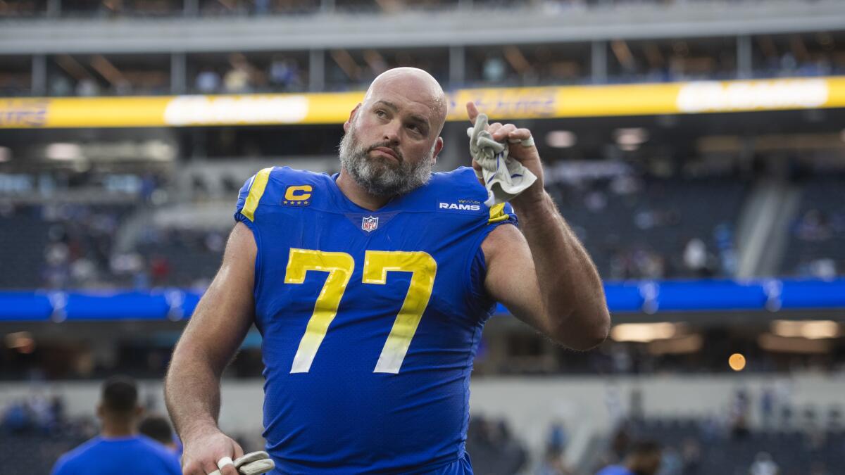 Andrew Whitworth brings protective services to Rams - Los Angeles Times