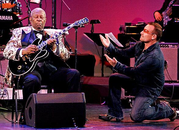 Bono, B.B. King, Thelonious Monk Institute of Jazz gala