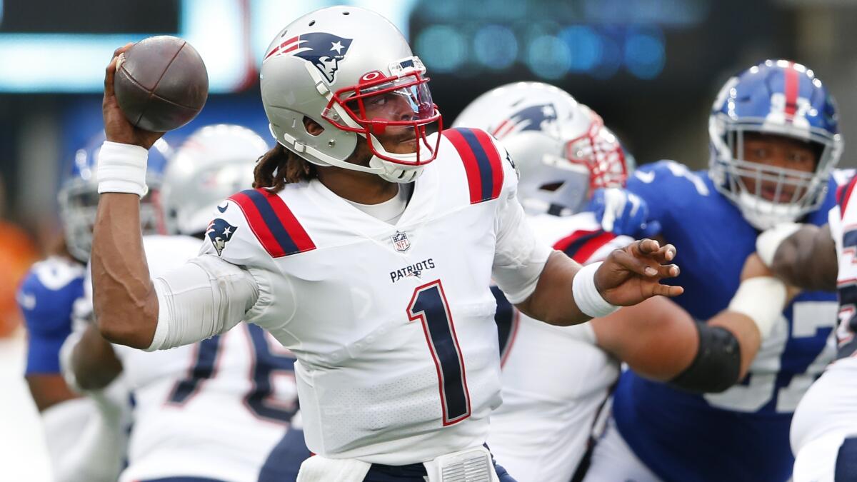 Patriots' Cam Newton will miss first joint practice vs. Giants