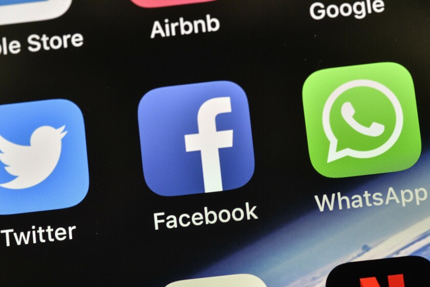 Caída global de WhatsApp, Facebook e Instagram - Los Angeles Times