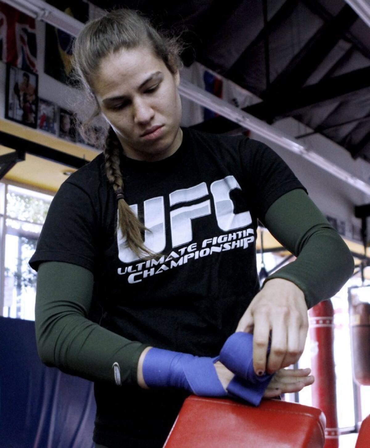 ARCHIVE PHOTO: Marina Shafir had something to teach on "The Ultimate Fighter."